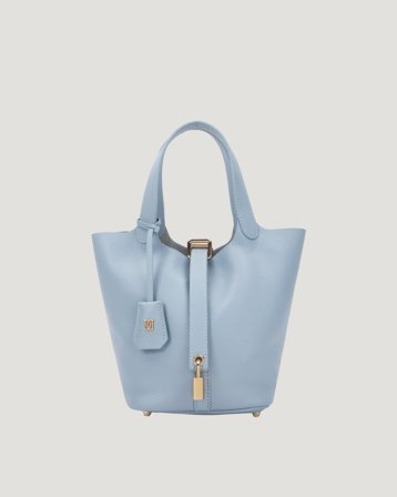 Dark Department Leather Bucket Bag Mini Blå Tasker Pige - Kids Brand Store