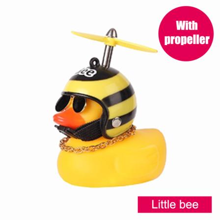 Lille Gul Andebil Ornamenter Motorcykel Windbreaker Andebil Little Bee Without lights or straps