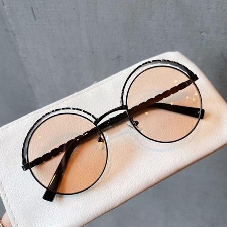 Anti-Blue Light Glasögon Överdimensionerade glasögon CHAMPAGNE CHAMPAGNE