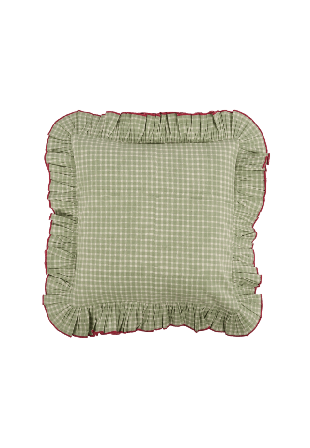 Pick A Poppy Vichy Kuddfodral - 40x40 Cm Kuddar