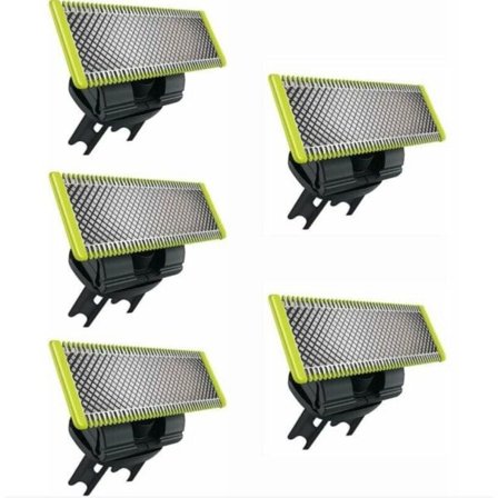 5 st Ersättningsblad för Philips Rostfritt Stål, Kompatibla Elektriska Rakapparater (Modell QP250/50) (Ej Original) 5 st