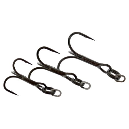 Westin Rigged Seatrout Treble Hooks Black - #6 (5-pack)