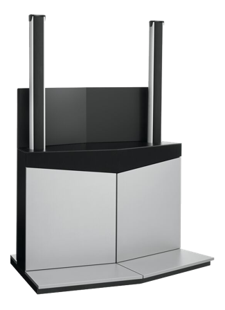 VOGELS Professional PFF 5211 stativ - for 2 flatpaneler / høyttaler / videokonferansesystem - svart/sølv