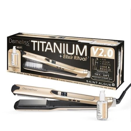 TITANIUM V2 ELIXIR RITUAL DEMELISS ånguträtningslåda - 5 temperaturnivåer - 30 ml tank - Upp till 230°c