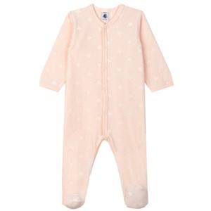 Kids - Petit Bateau Pale Pink Patterned Baby Grow 9 Months - All in ones - 9 months - Cream - Mädchen
