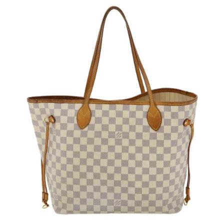 Louis Vuitton Vintage, Pre-owned Tote Bags Wit, Dames, Maat:ONE Size,leather