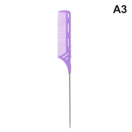 Lämmönkestävä Pin-Otsakampa Teräväkärkinen Pehmeä Kampa Hienohampainen Muotoilukampa Osioiden Erotteluun Salonkivärjäykseen