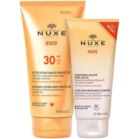Nuxe Sun Duo Latte Solare SPF30 + Shampoo Doposole 150ml + 100ml