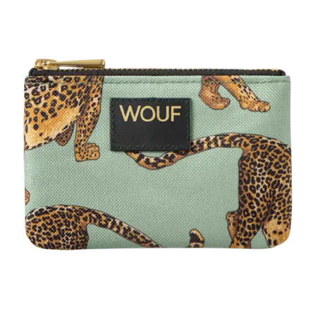 WOUF Emerald Leopard Wallet, 1 stk.
