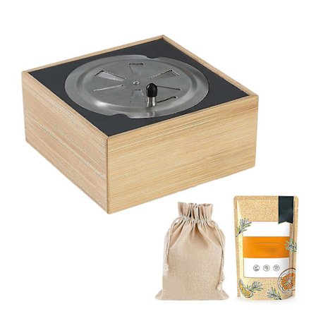 Utomhus Camping Geting Kryddor Box Brännare Yard Rök Justerbar Bee Repellent