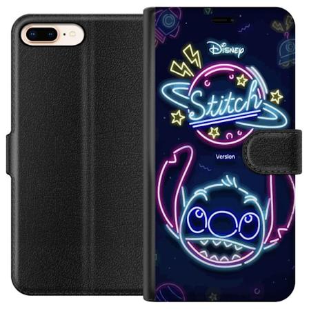 Apple iPhone 8 Plus Lommeboketui Stitch Neon
