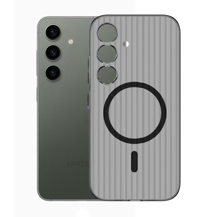 Samsung Galaxy S24 Plus Mobilskal Korrugerad - Svart