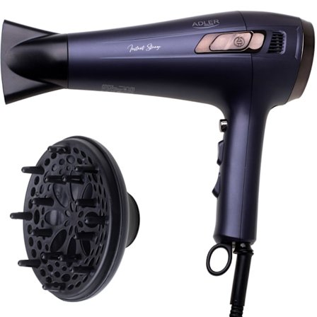 Hårtork med indragbar sladd och 2400 W effekt