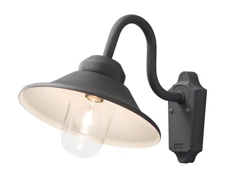 Konstsmide Vega Væglampe 230 V Sort, Belysning