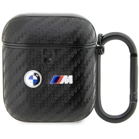 BMW BMA2WMPUCA2 AirPods 1/2 cover sort/sort Carbon Double Metal Logo