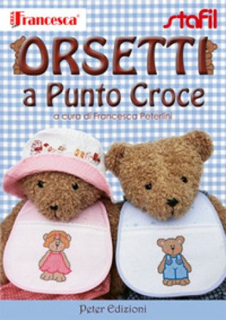 Orsetti a punto croce Francesca Peterlini