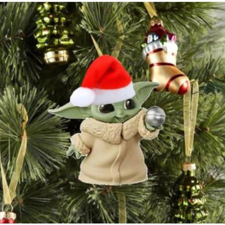 Joulukuusi Baby Yoda Koriste Riippuva Juhla Koti Joululahja E