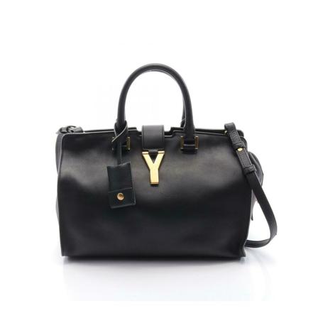 Saint Laurent Vintage, Pre-owned Handbag Zwart, Dames, Maat:ONE Size