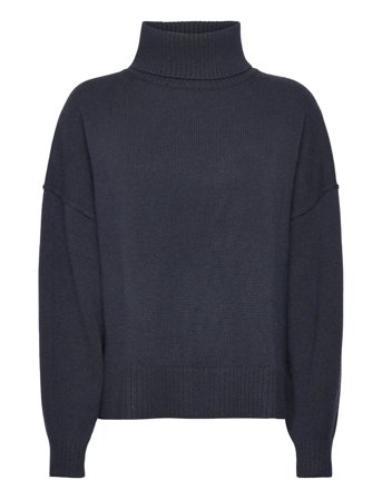 Weekday Oversized Wool Turtleneck Sweater - Grey - L
