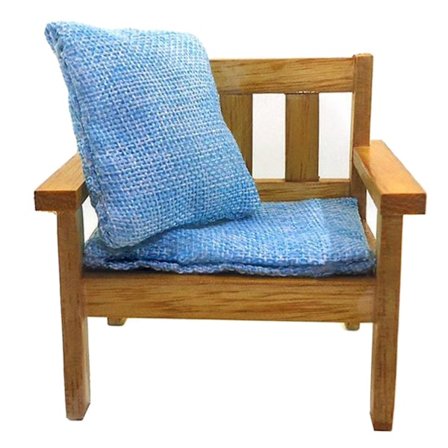 1:12 Dockhusmöbler Miniatyr Enkelsoffa Fåtölj, Barnleksak Simulering Vardagsrums Möbel, 1/6 Dockhus Leksakstillbehör