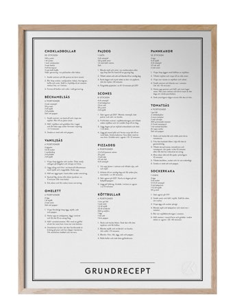 Kunskapstavlan | Grundrecept | 50X70