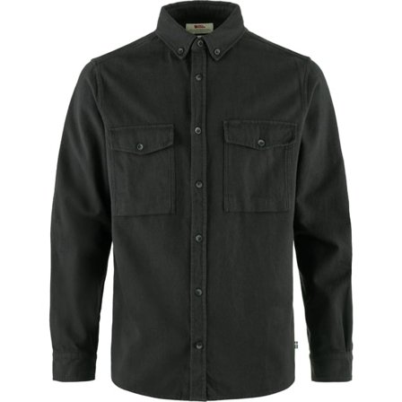 Fjällräven Övik Twill Skjorte M - male - Dark Grey-Dark Grey - Skjortes