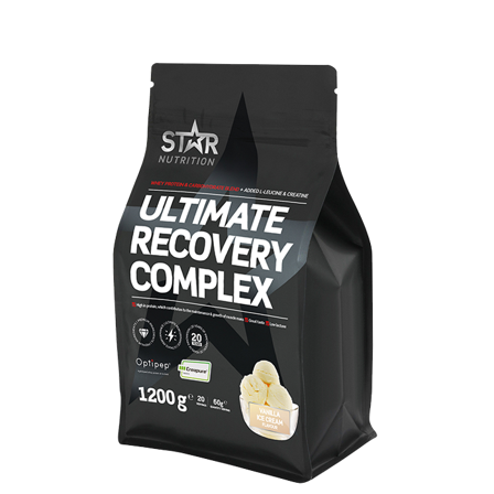 Weight gainer Star Nutrition Ultimate Recovery Complex Gainer 1,2 kg, Vanilla Ice Cream - Bodyman.dk