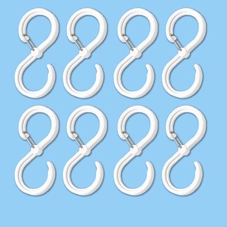 S-krog kreativ stor frakkekrog vindsikkert spænde S-krog krog