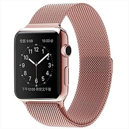 Apple Watch 38/40/41/42mm Milanese Watch Strap - Pink