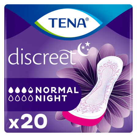 Tena Discreet Normal Night bind 20 stk
