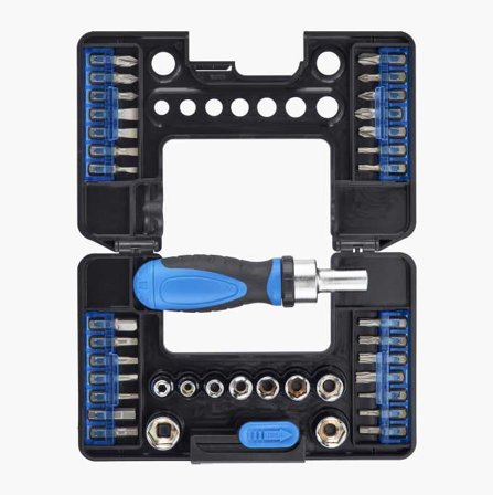 Bits- och hylssats 38 delar - Biltema