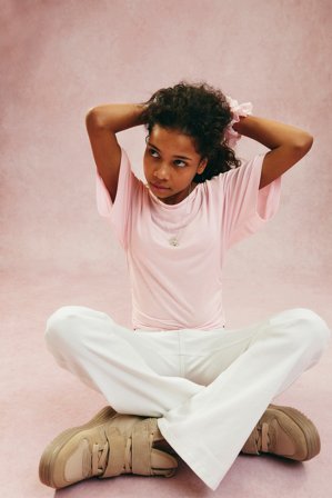 Kappahl | Marszczony top Jasnoróżowy 134/140 | Jasnoróżowy