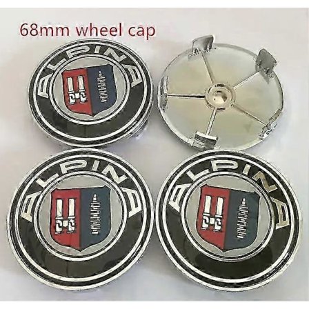 2025 4 st 56 mm 60 mm 65 mm 68 mm Alpina Bil Emblem Hjulcentrum Navkapslar Märke Skydd Klistermärke Bilstyling Tillbehör