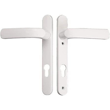 1 Pari PVC-Ovikahvoja, Ovikahvat Kromi Ulko-ovi Ulko-ovikahvat 92pz Jousi Kaksinkertainen Lasitus