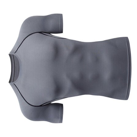 Kule, tørre kompresjonsskjorter for menn, kort erme, sports-t-skjorter, topper, atletisk treningsskjorte, grå M