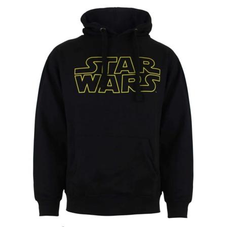 Star Wars Logo Hoodie För Män Xl Svart