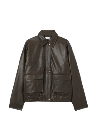 Carin Wester PU-jacka RIVA Jackor Brun 42