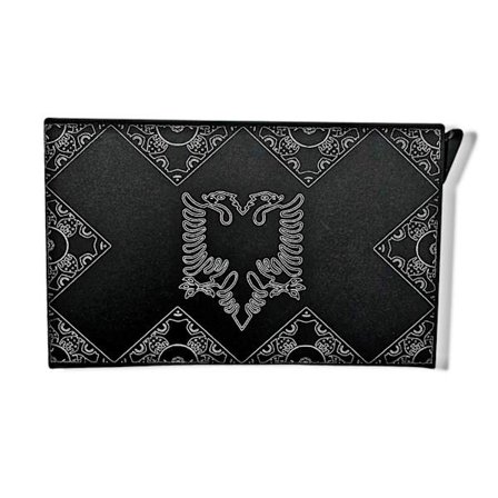 Shenja e flamurit albanian eagle kortholder pop-up funktion anti-skimming