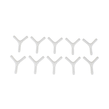 JMP Pack Of 10 Y-Couplings For Gasoline Hose