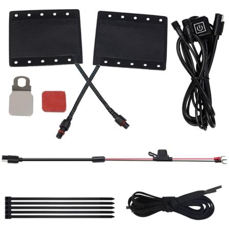 Scooter Motorcykel Opvarmet Grip Cover Pad 12V Universal Elektrisk Varmt Styr Temperatur Justerbar Fem Gear Vandtæt