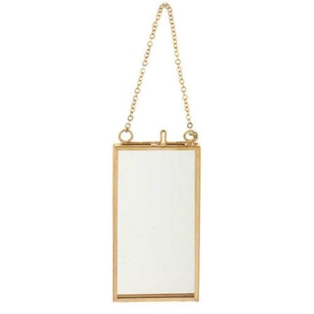 Metall Glas Fotoram Hängande Glas Display Ram VERTIKAL