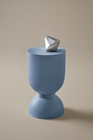 Jotex - Sidebord, Diameter 31 Cm Blå - BRAMTON - Kjøp Sidebord & småbord hos Jotex