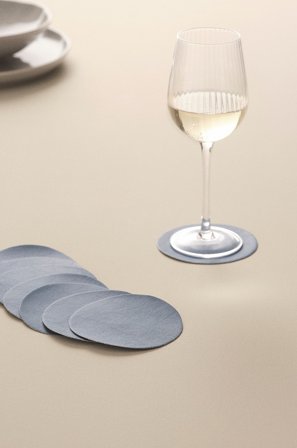 Jotex - Glassbrikker 8-pk Blue/misty grey - LUNI - Kjøp Glasstilbehør hos Jotex