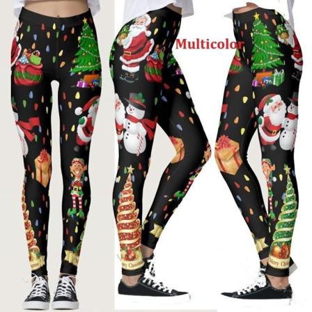 Julkläder Dam Byxor / Leggings 1 St 3xl