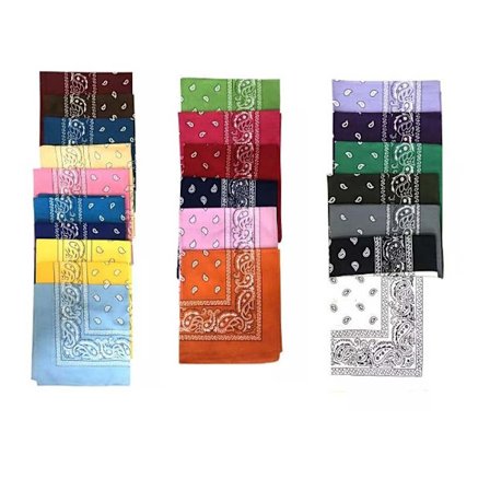 Bandana Paisleymönster Brun