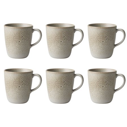 Aida Raw mugg med öra 35 cl 6 st, beige | Dukning & Servering > Muggar & Koppar > Kopp | Bagaren och Kocken