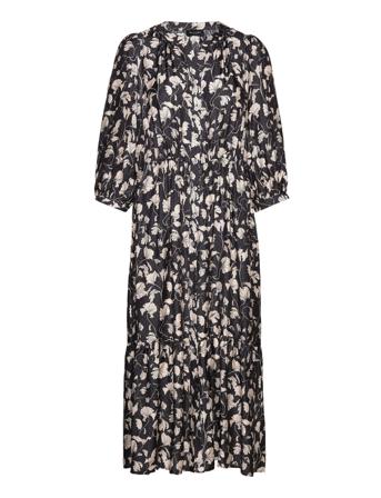 3479 - Linosa Long Maxikjole Festkjole Multi/mønstret SAND