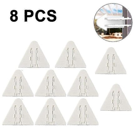 Transparent selvklæbende skydedørslås - Innovativ hjemmesikkerhedsløsning med flyvingedesign for at beskytte dine kære