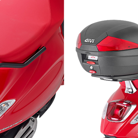 Gepäckträger Topbox Givi Scooter SR Monolock - Vespa Primavera 150 2022-2023