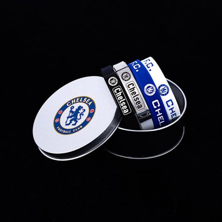 Fotbollsklubbs vapenarmband [rund ask] 4 armband [Chelsea]